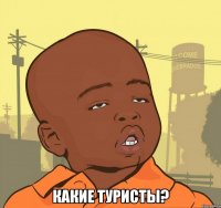  какие туристы?