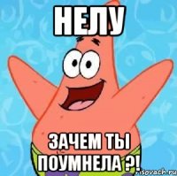 нелу зачем ты поумнела ?!