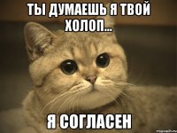 ты думаешь я твой холоп... я согласен