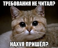 требования не читал? нахуя пришёл?