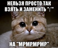 нельзя просто так взять и заменить ":*" на "мрмрмрмр"