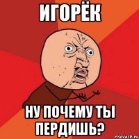 игорёк ну почему ты пердишь?