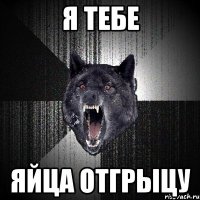 я тебе яйца отгрыцу