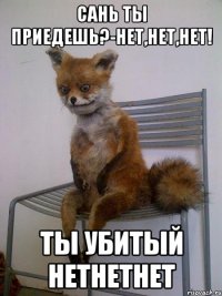 сань ты приедешь?-нет,нет,нет! ты убитый нетнетнет