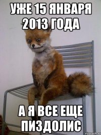 уже 15 января 2013 года а я все еще пиздолис