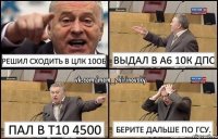 Решил сходить в цлк 10об выдал в а6 10к дпс пал в т10 4500 берите дальше по гсу.