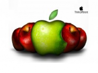 Создать мем Цветной apple