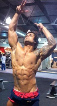 Создать мем Zyzz