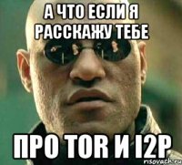 а что если я расскажу тебе про tor и i2p