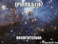 группа Б1107 Восхитительна