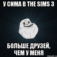 у сима в the sims 3 больше друзей, чем у меня