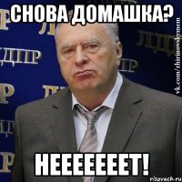 снова домашка? нееееееет!