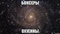 боксеры охуенны