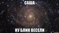 саша ну блин весели