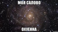 моя салово охуенна