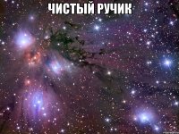 чистый ручик 