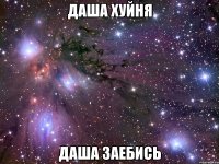 даша хуйня даша заебись