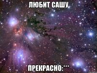 любит сашу прекрасно:***