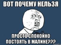 вот почему нельзя просто спокойно постоять в малине???