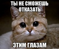 ты не сможешь отказать этим глазам