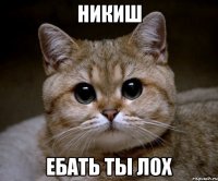 никиш ебать ты лох