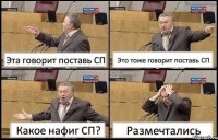 Эта говорит поставь СП Это тоже говорит поставь СП Какое нафиг СП? Размечтались