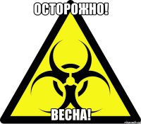 осторожно! весна!