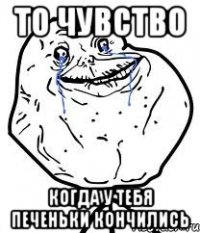 то чувство когда у тебя печеньки кончились