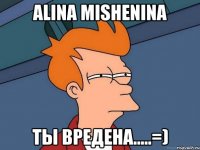 alina mishenina ты вредена.....=)