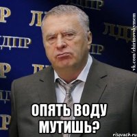  опять воду мутишь?