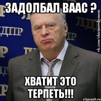 задолбал ваас ? хватит это терпеть!!!