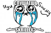 слушаешь skrillex?