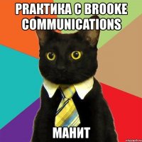 prактика с brooke communications манит