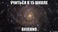 учиться в 15 школе охуенно