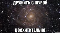 дружить с шурой восхитительно