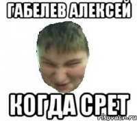 габелев алексей когда срет