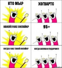 Кто мы? Хогвартс Какой у нас онлайн? 95+ Когда у нас такой онлайн? Когда ХАЛЯВА И ПОДАРКИ!!!