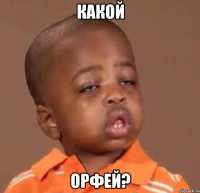 какой орфей?
