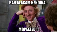 ban alacam kendina... mopeeeed !!