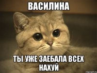 василина ты уже заебала всех нахуй