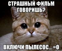 страшный фильм говоришь? включи пылесос... =о