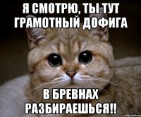 я смотрю, ты тут грамотный дофига в бревнах разбираешься!!