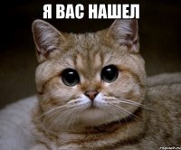 я вас нашел 