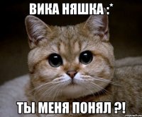 вика няшка :* ты меня понял ?!