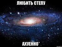 любить степу ахуенно*