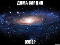 дима сардин супер