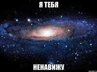 я тебя ненавижу