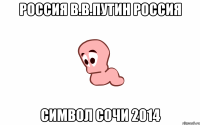 россия в.в.путин россия символ сочи 2014