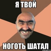 я твой ноготь шатал