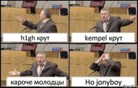 h1gh крут kempel крут кароче молодцы Но jonyboy